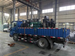 200KW濰柴動力柴油發電機組外循環大水池冷卻